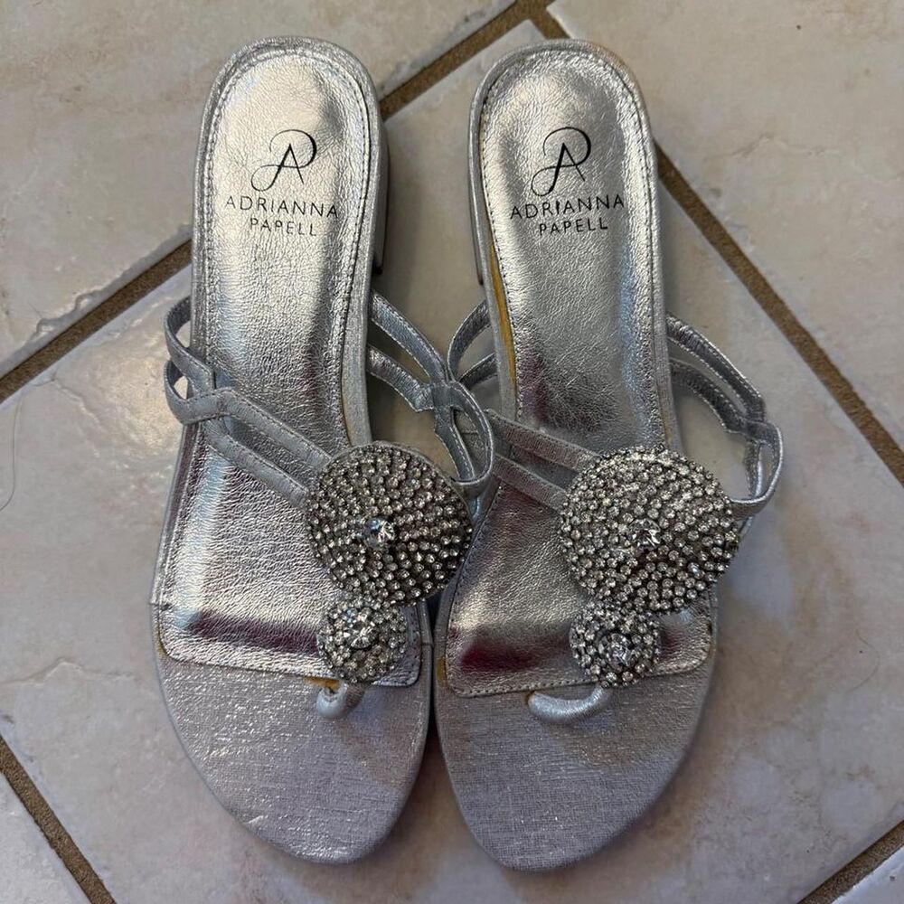 Adrianna-papell Women's Silver Sandals